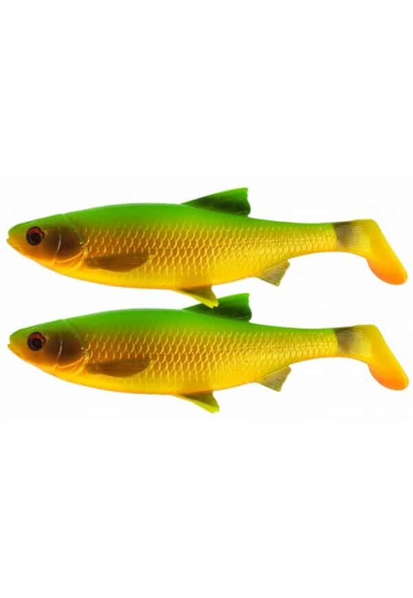 3D River Roach Paddle Tail Firetiger
