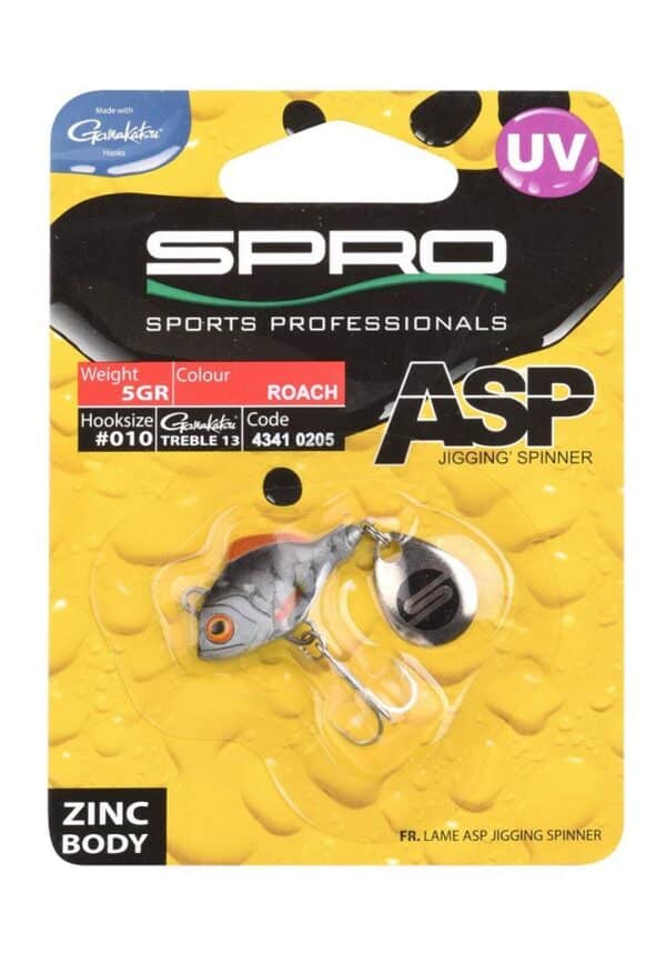 Leurre Dur à Palette ASP Spinner UV-Zinc Body 5gr  Spro