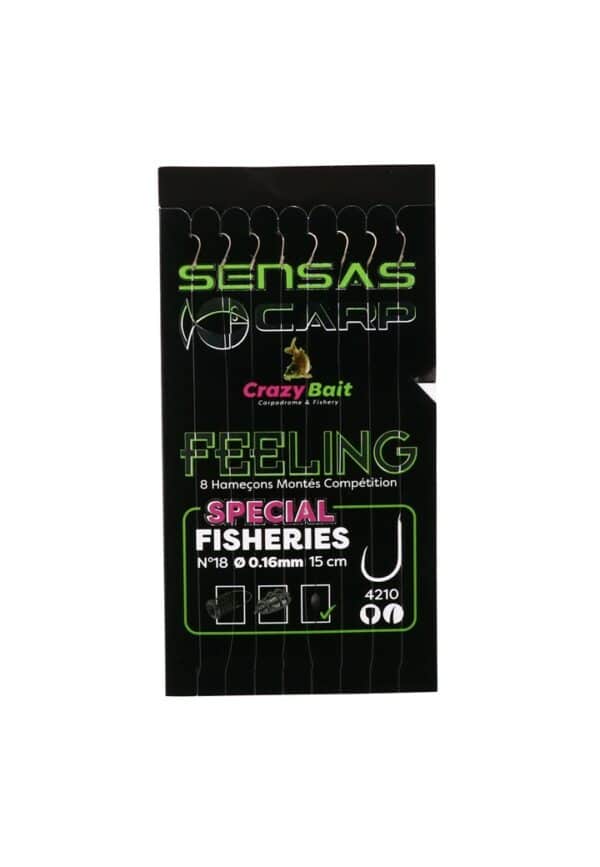 Hameçons Montés Crazy Bait Spécial Fisheries 4210 Sensas