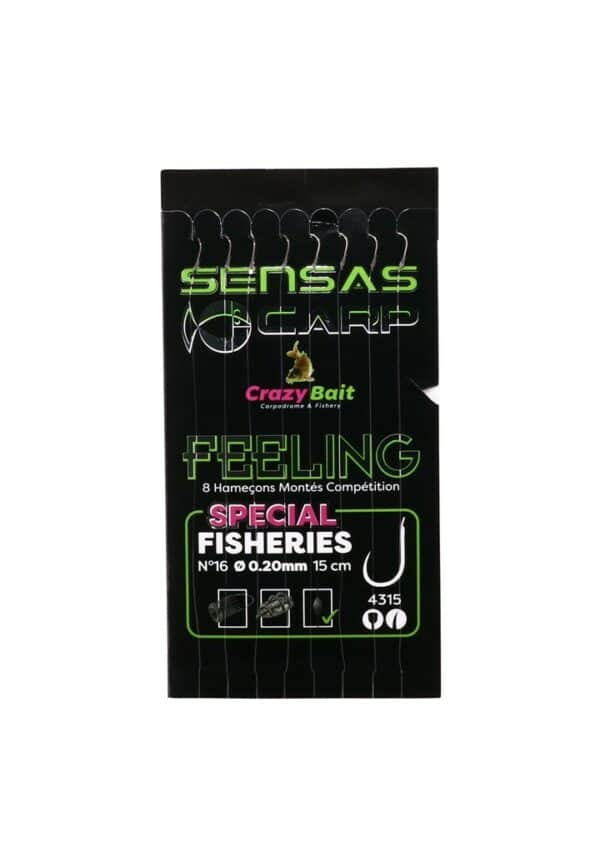 Hameçons Montés Crazy Bait Spécial Fisheries 4315 Sensas