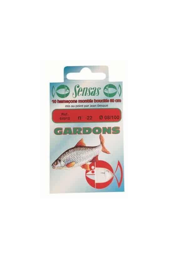 Hameçons Montés Gardons 40cm Sensas