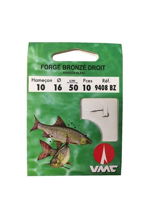 Hameçons Montés Forgé Bronzé Droit 9408BZ Ragot Water Queen