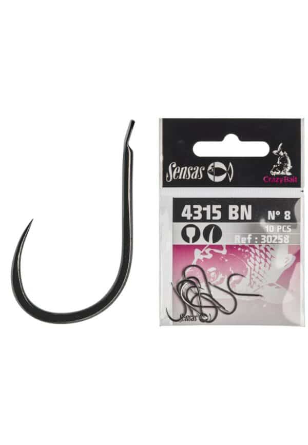 Hameçons Non Montés Crazy Bait 4315BN Sensas