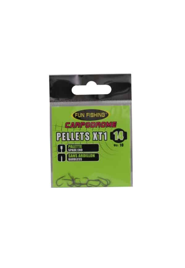 Hameçons Non Montés Pellets XT1 Carpodrôme Fun Fishing