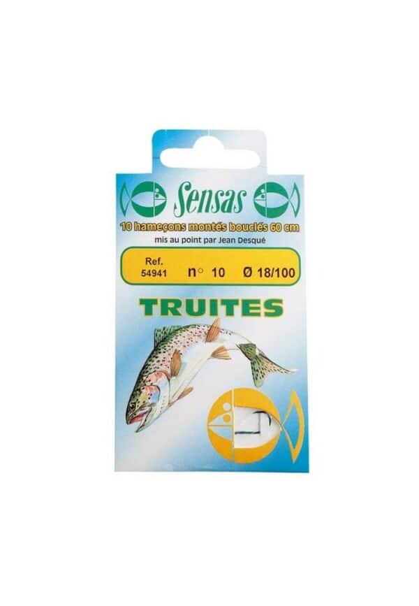 Hameçons Montés Spécial Truite Sensas