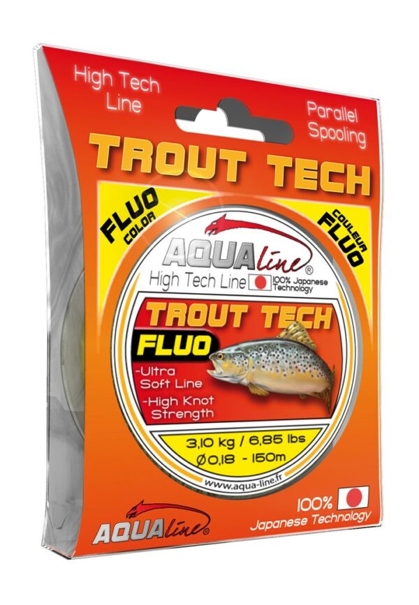 Nylon Trout Tech Fluo 150m AquaLine