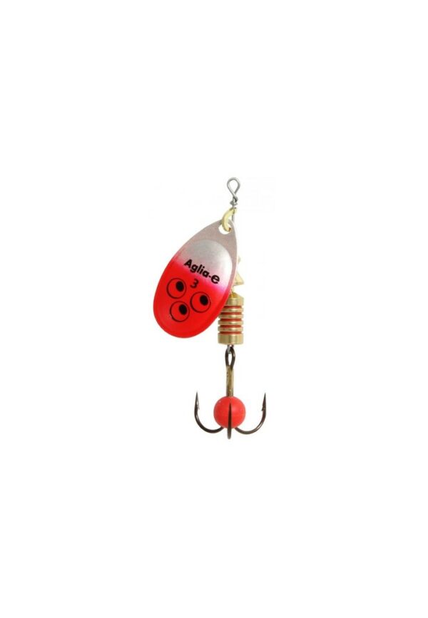Cuiller Tournante Aglia-E Brite Rouge Mepps