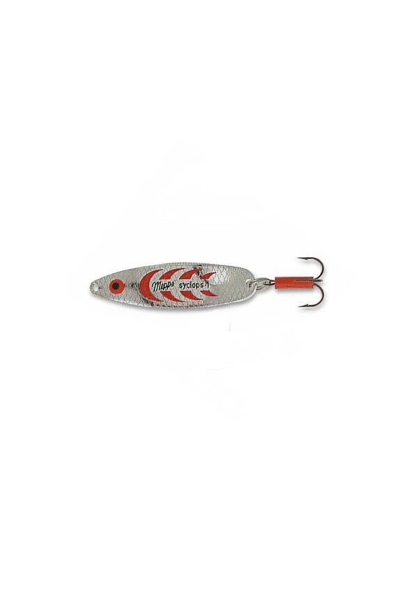 Cuiller Ondulante Syclops Argent / Rouge Mepps