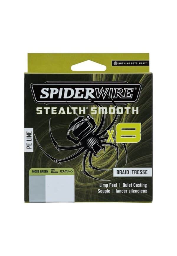 Tresse x8 Brins Stealth Smooth Moss Green Spiderwire